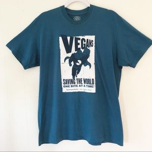 Vegans Saving the World One Bite at a Time Tee